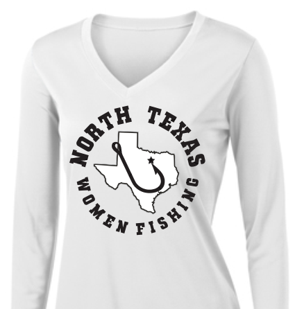NTWF Dri Fit Ladies V-Neck Long Sleeve image 1