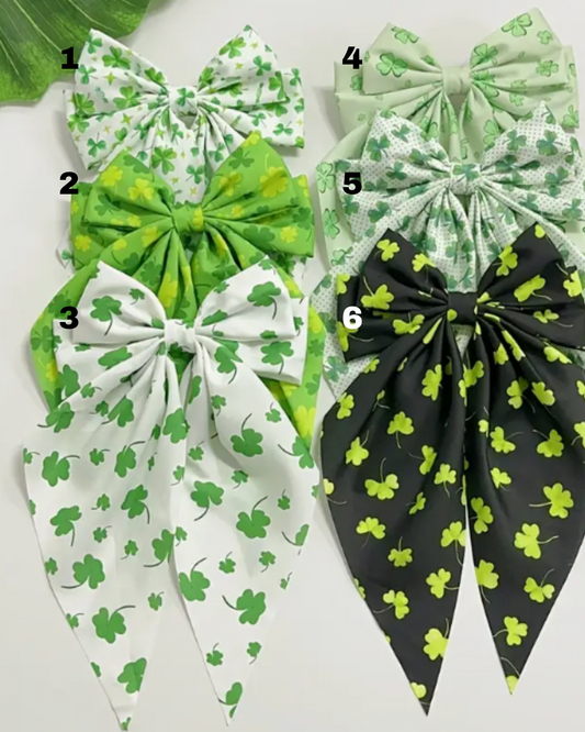 St. Patrick's Day Bows image 0