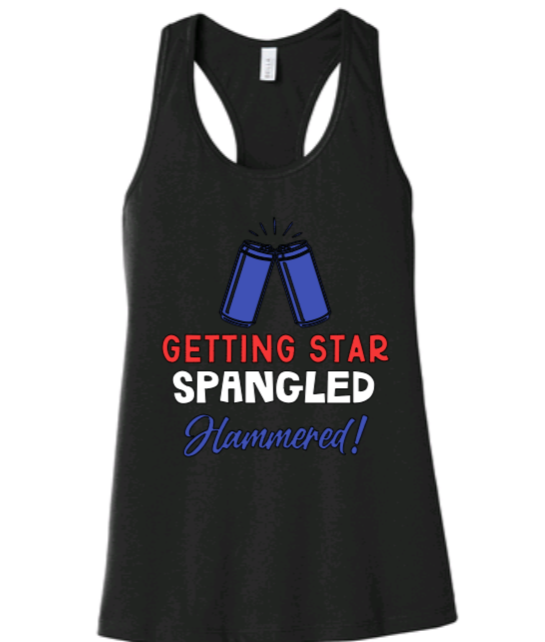 J4 Star Spangled Hammered Women's Tank image 1