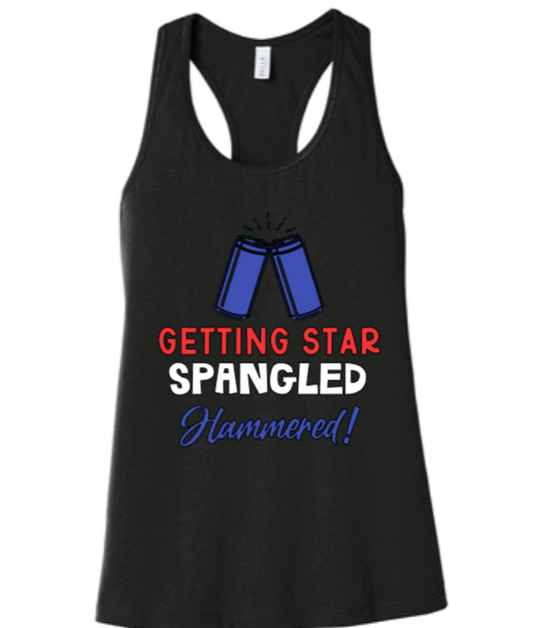J4 Star Spangled Hammered Women's Tank image 1