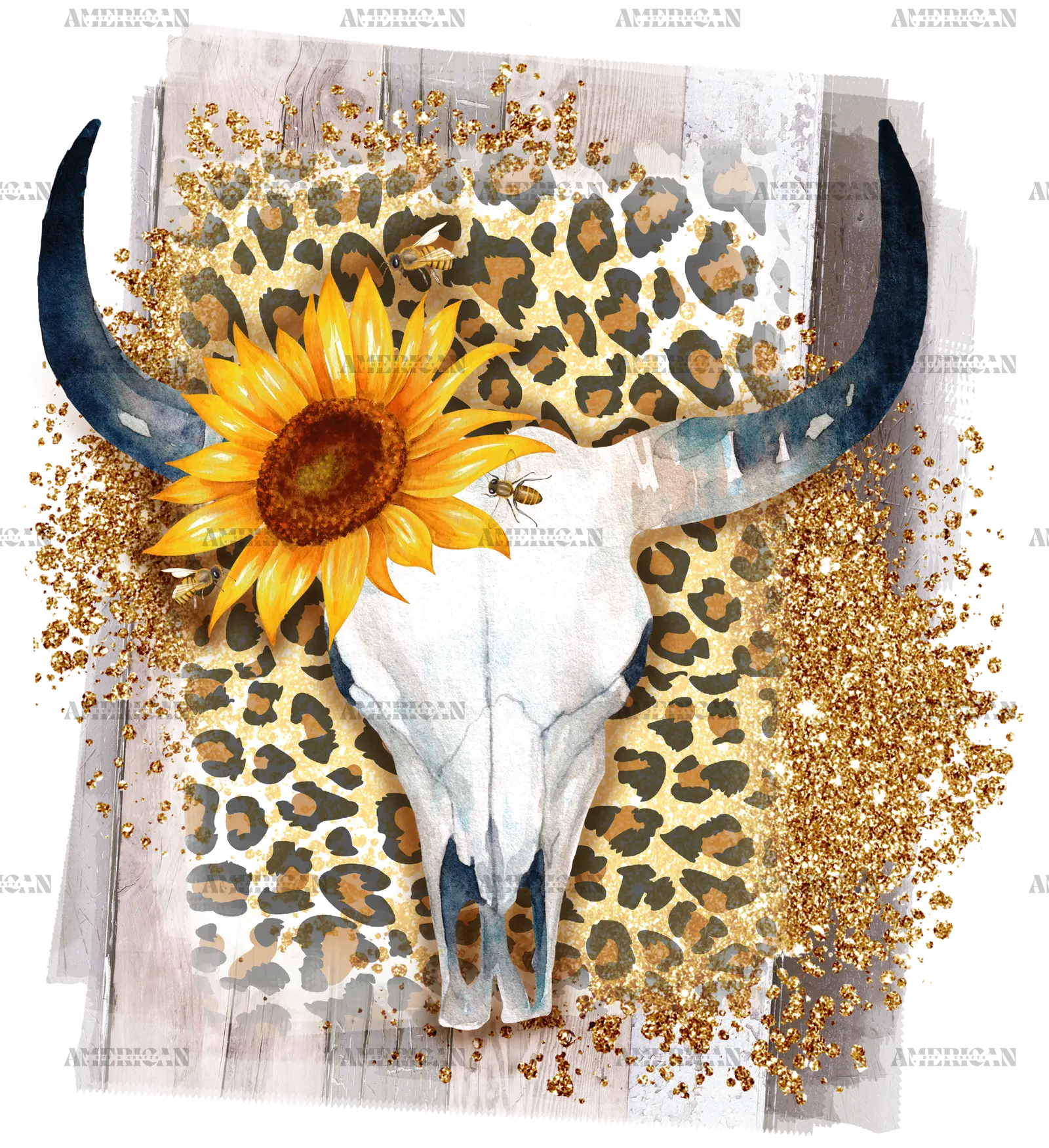 cow_skull_and_sunflower