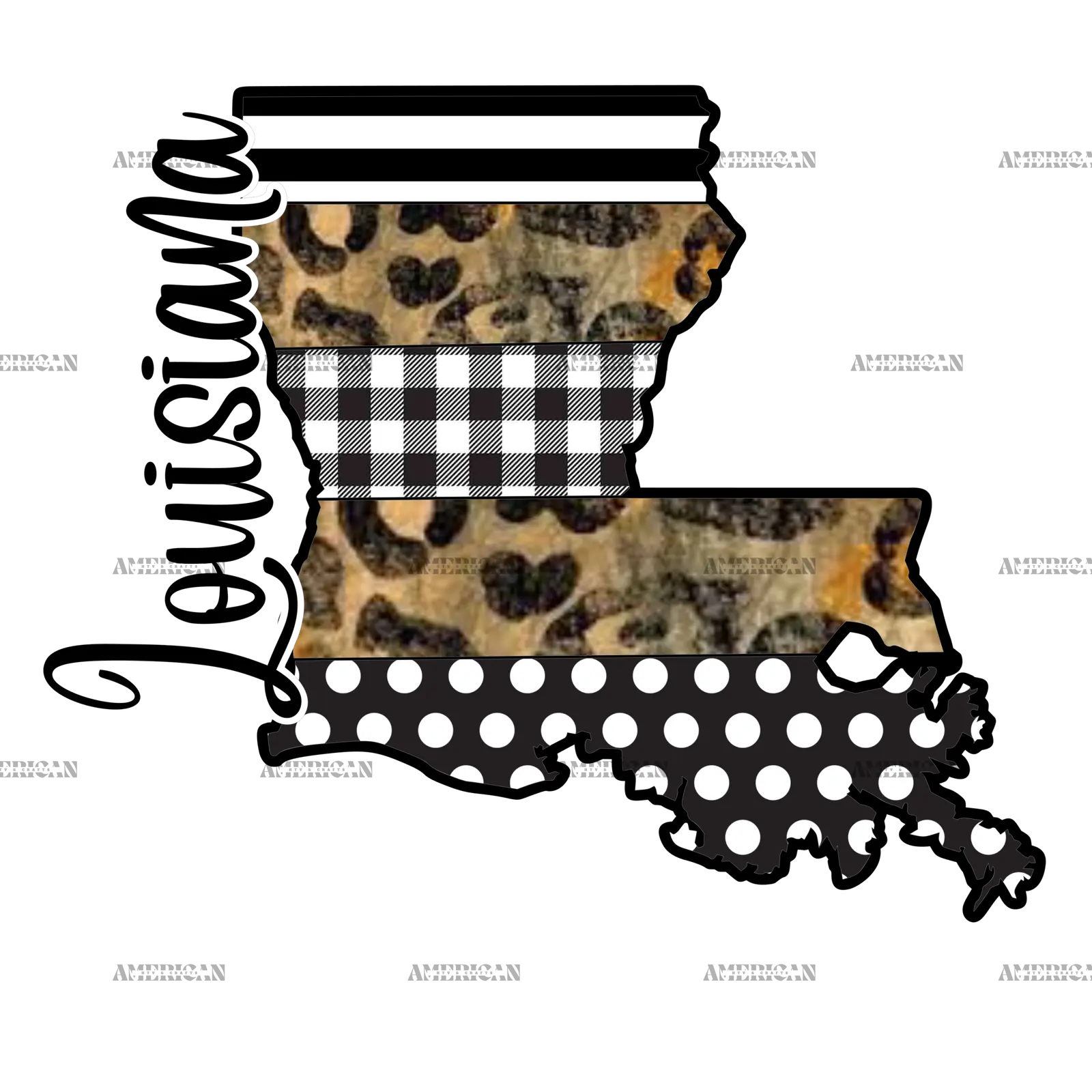 louisiana_Map_leopard