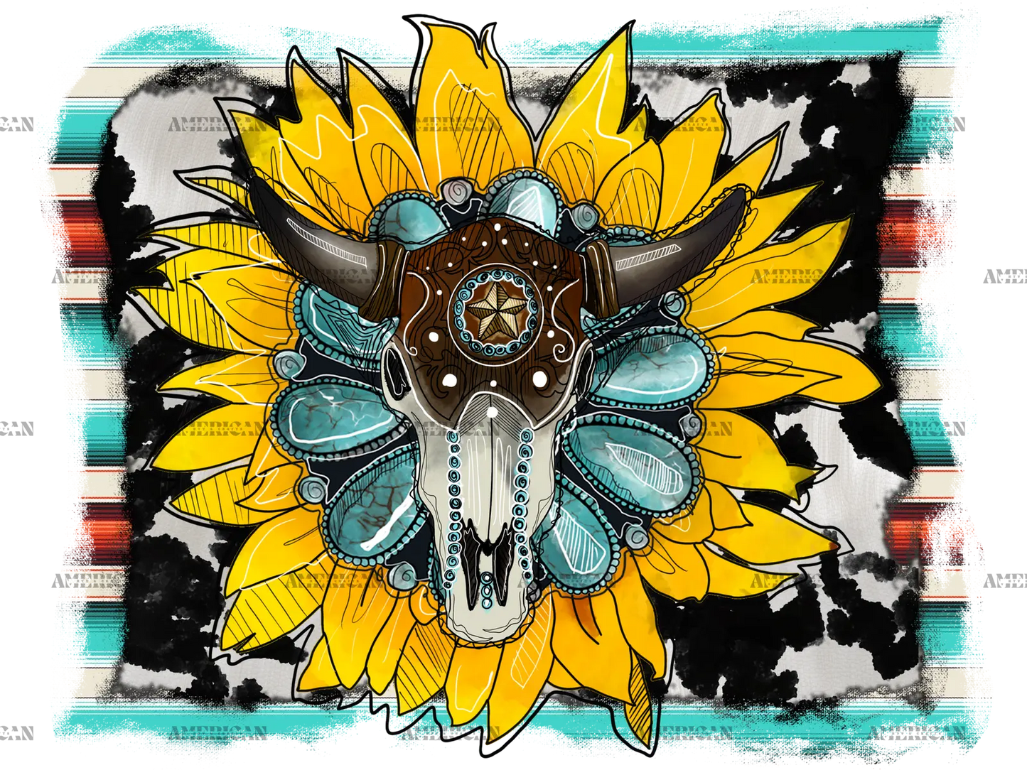Sunflower_Bull_Skull
