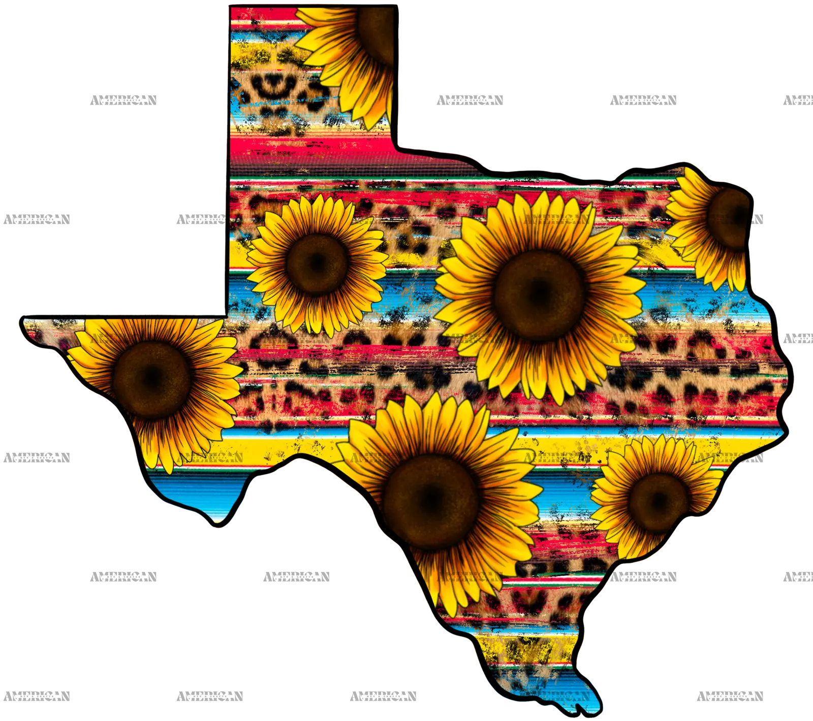 Texas_Sunflowers_Serape