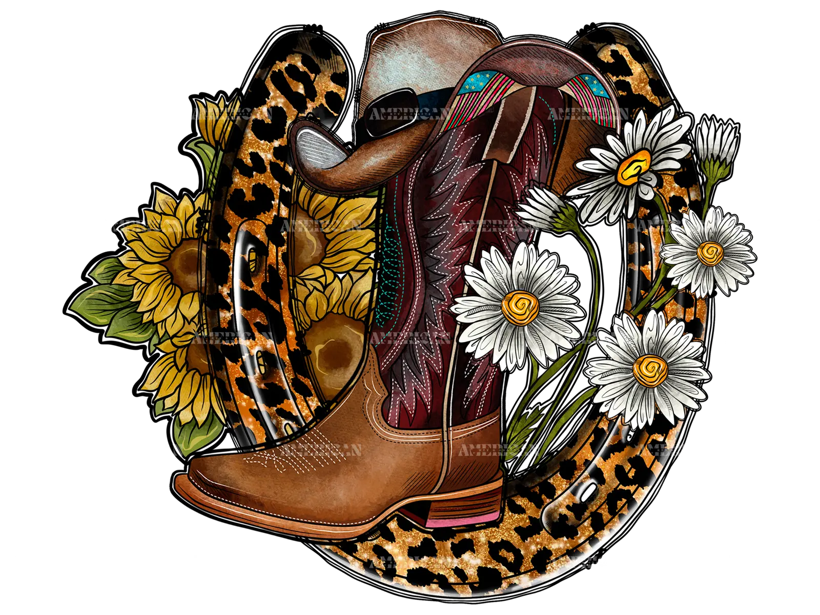 Western_Horse_shoe_cow_boy