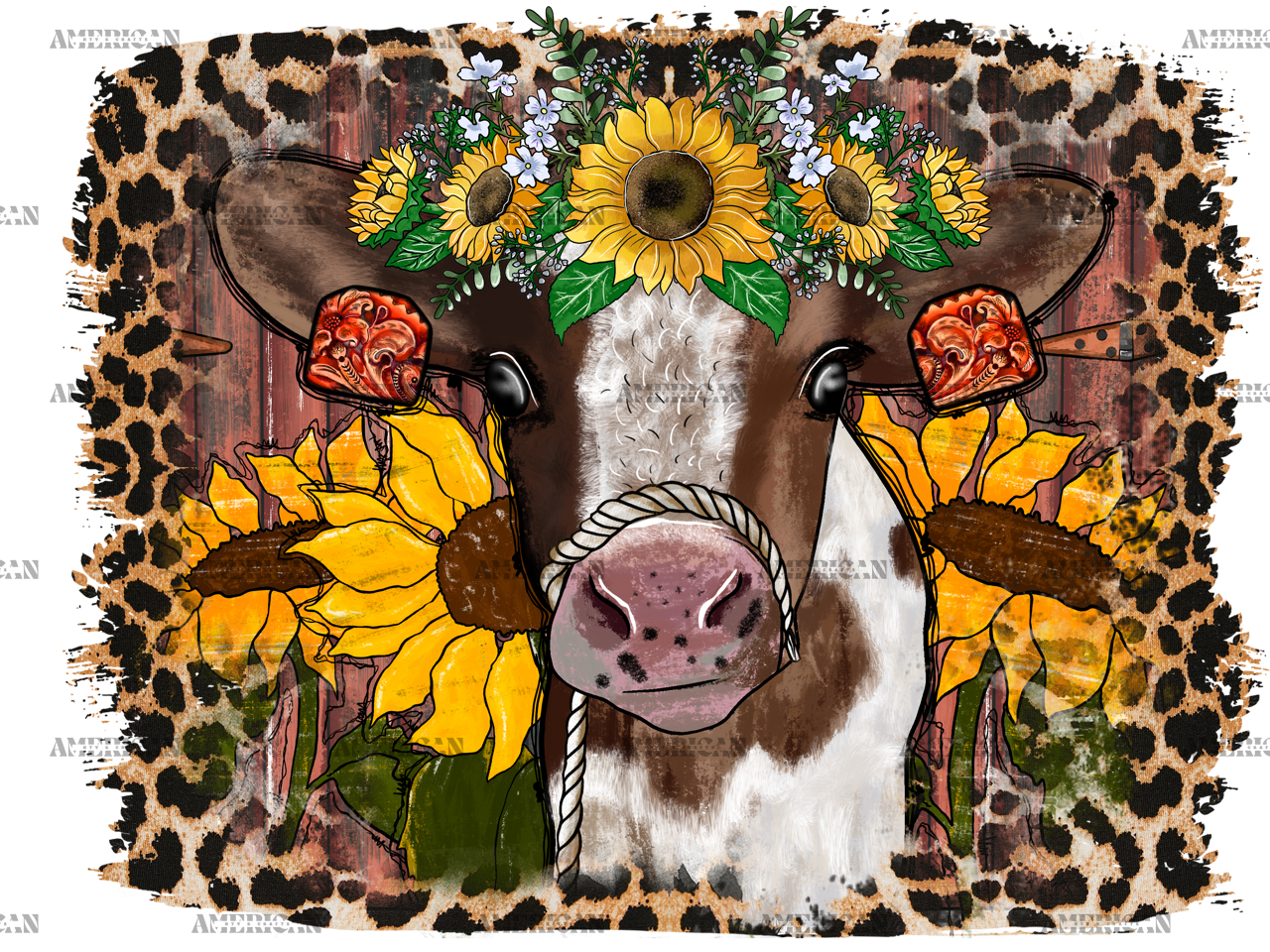 Sunflower_Cow_Leopard
