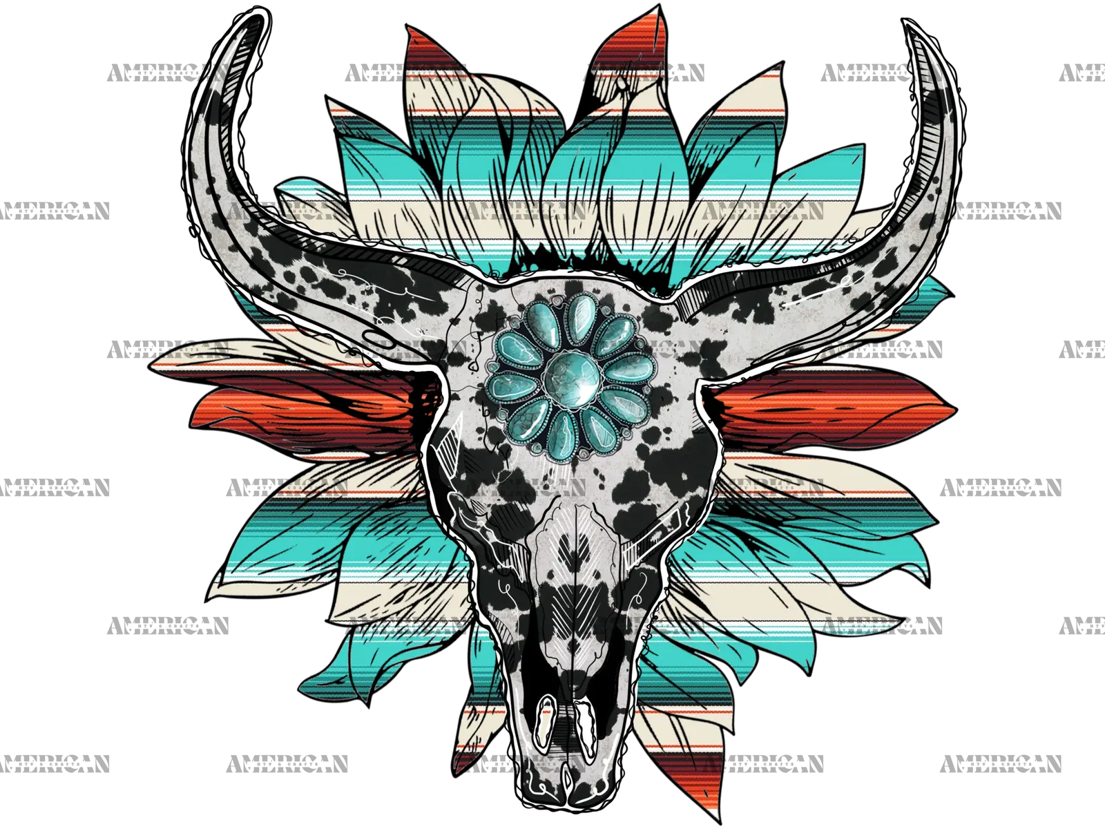 Sunflower_And_Boho_Skull