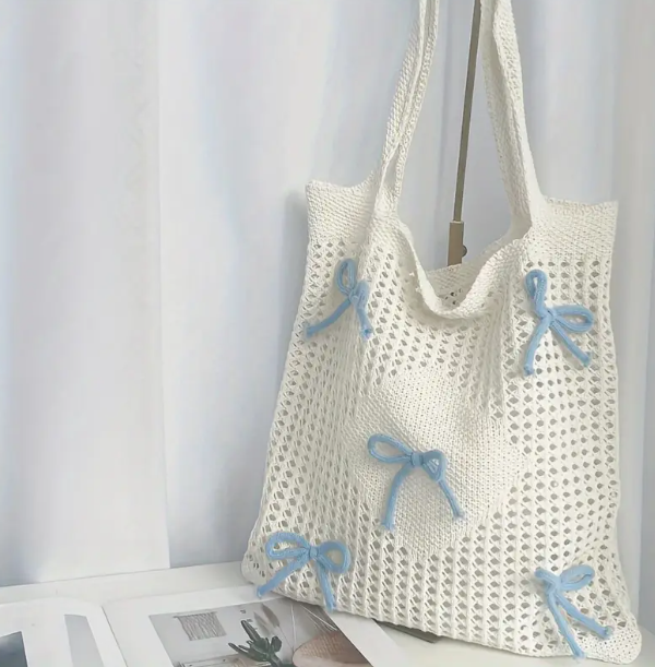 Crochet Tote Bag image 0