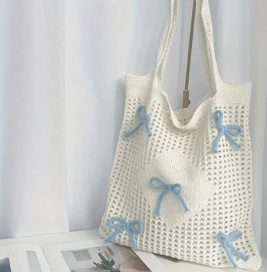 Crochet Tote Bag image 0