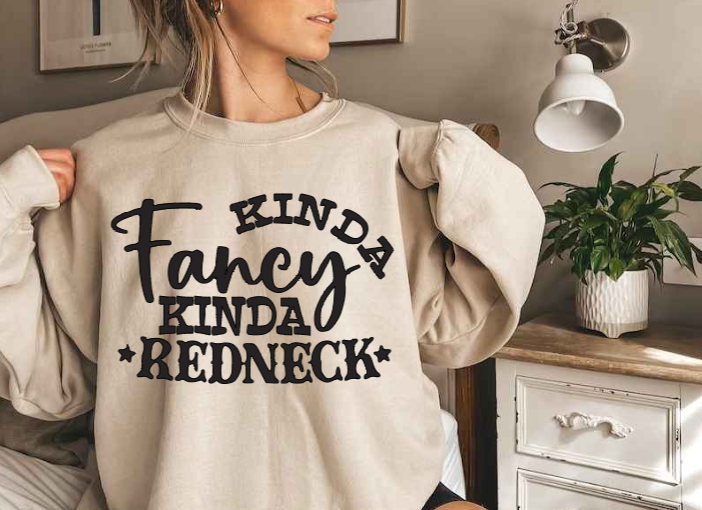 Kinda Fancy Kinda Redneck (T-shirt & Sweatshirt) image 0