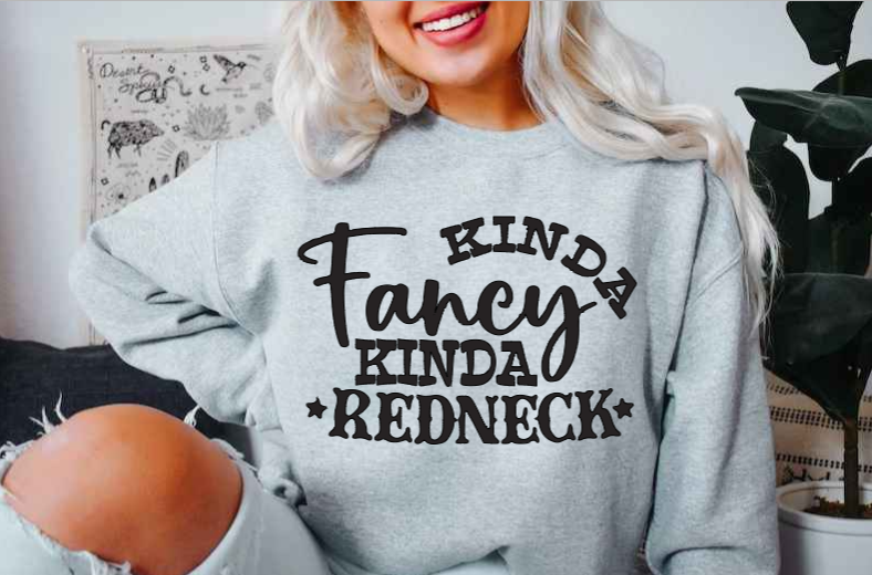 Kinda Fancy Kinda Redneck (T-shirt & Sweatshirt) image 2