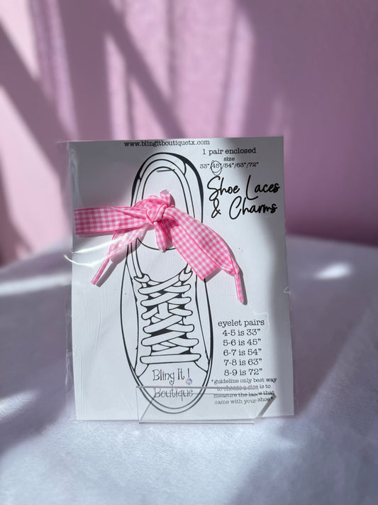 PLAID SHOELACES image 0