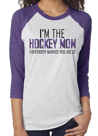 Brahma Hockey Mom 3/4 Sleeve Raglan image 0