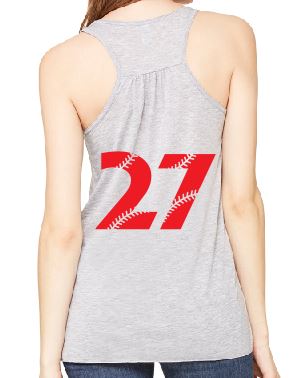 Redhawks Baseball Racer Tank image 1