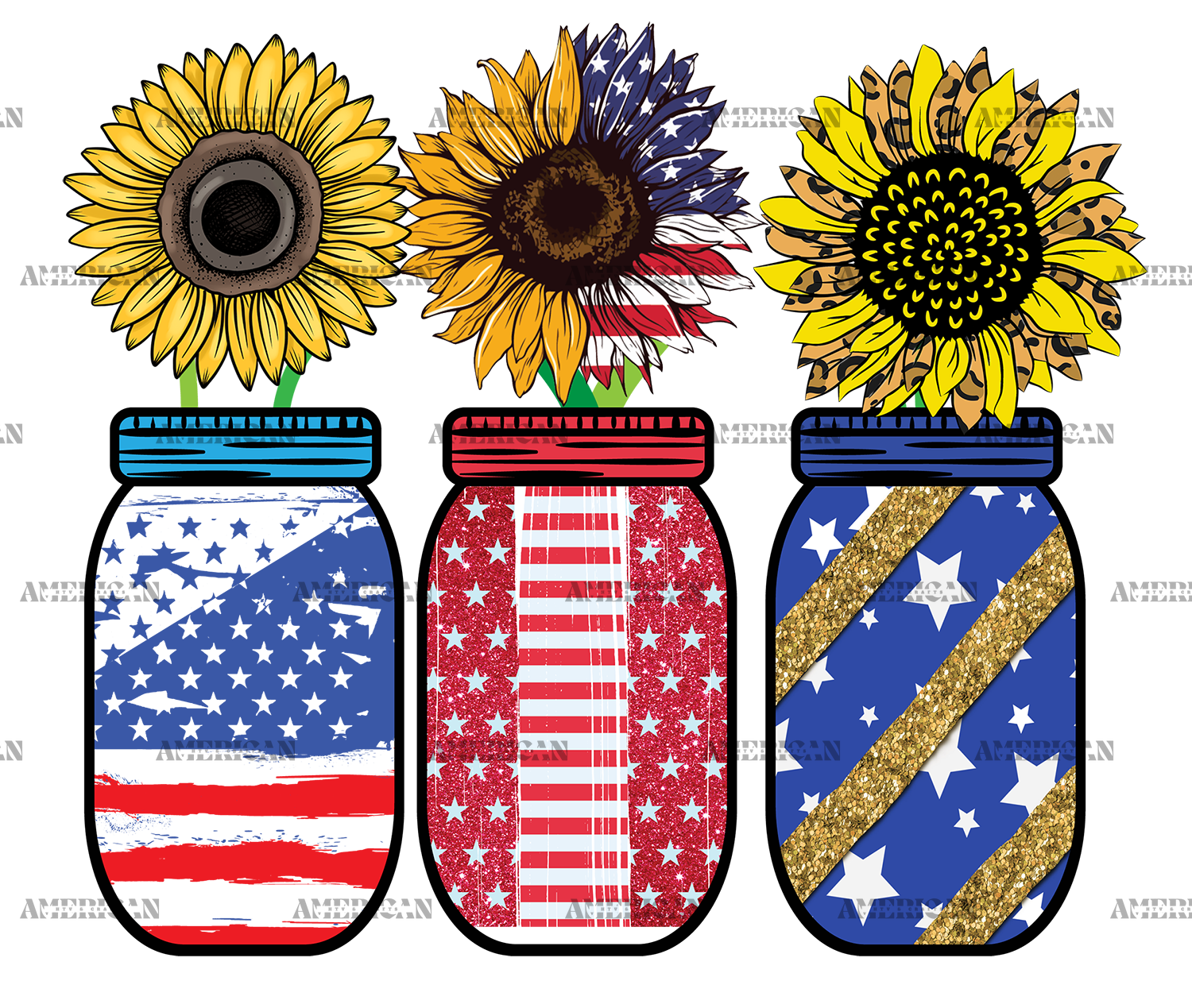 American_Sunflower_Jars