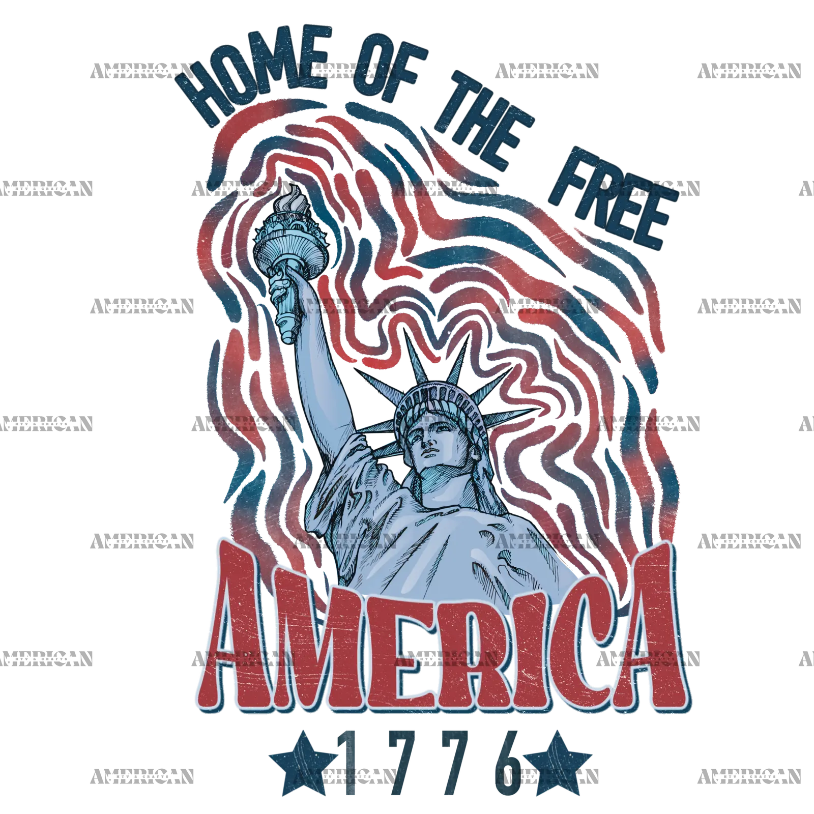 Home_of_the_free_America_Retro