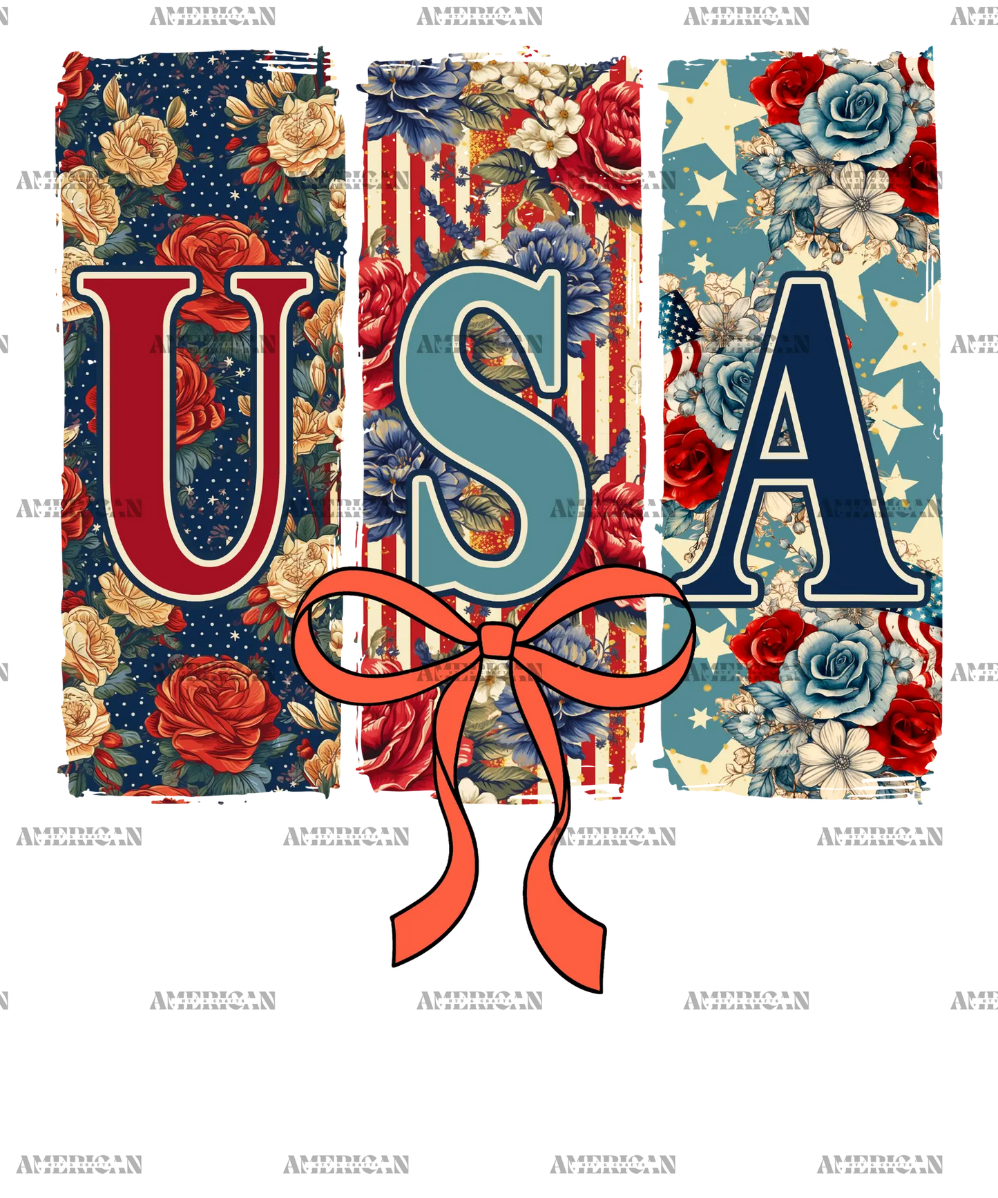 Floral_USA_Bow