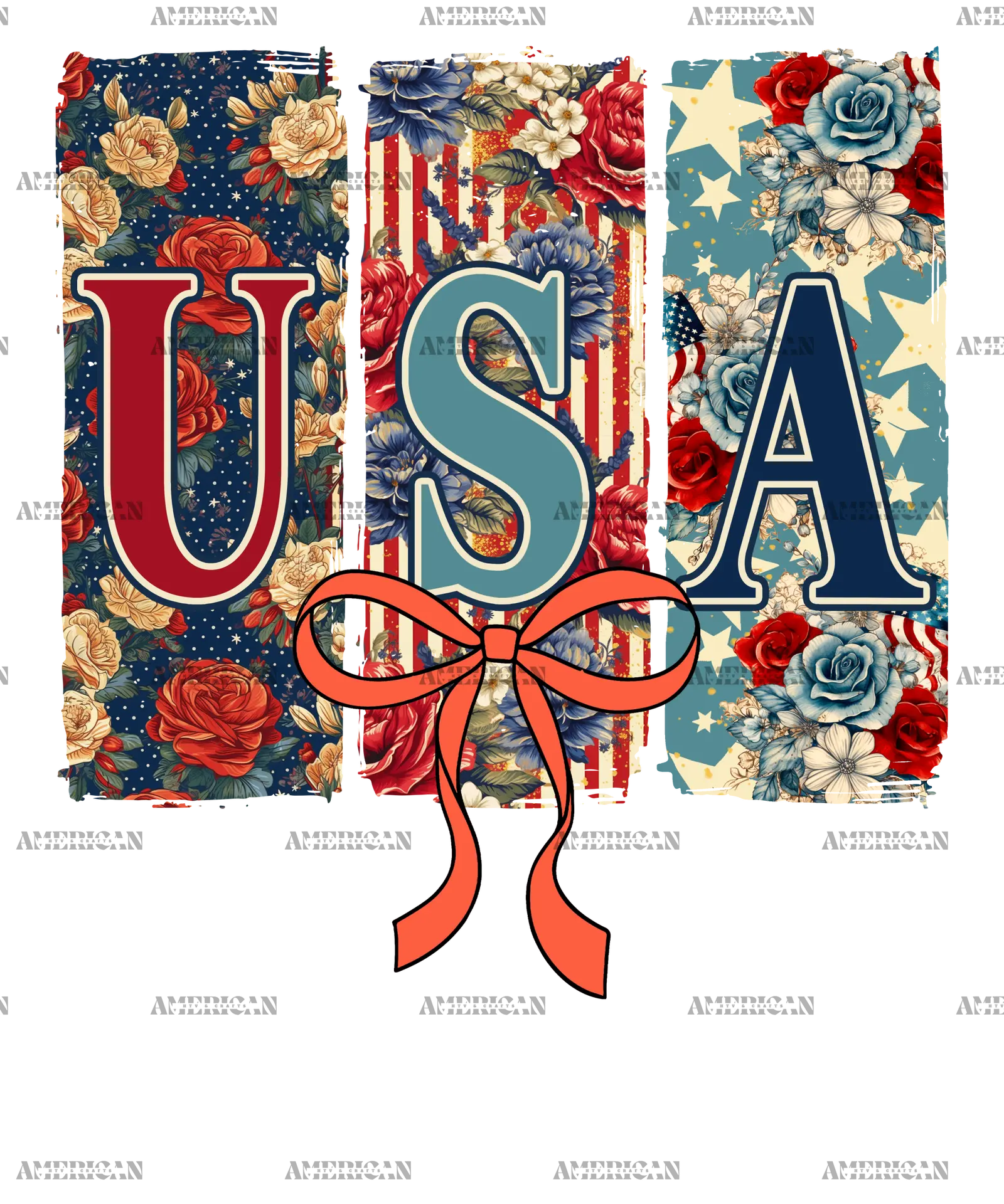 Floral_USA_Bow