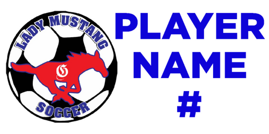 GHS Lady Mustangs Soccer Yard Sign image 0