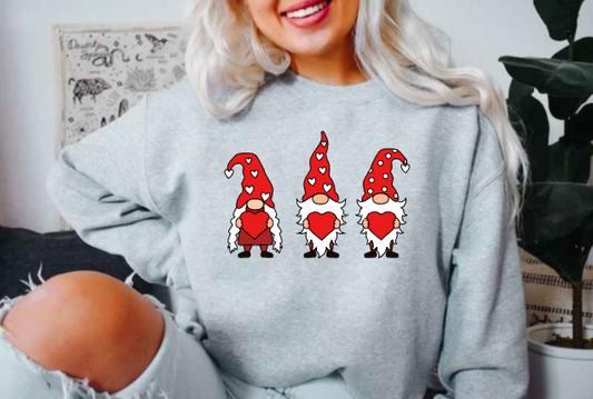 Valentine Gnome Sweatshirt image 0