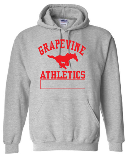 GMS Athletics Gray Hoodie image 0