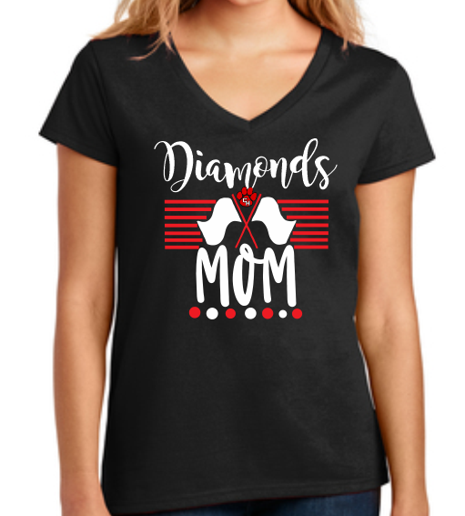 CHHS Diamond Mom V Neck image 0