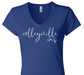 CMS Ladies V Neck Script image 0