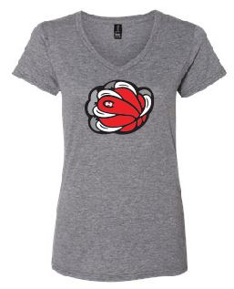 CHHS V-Neck T-Shirt Paw image 0