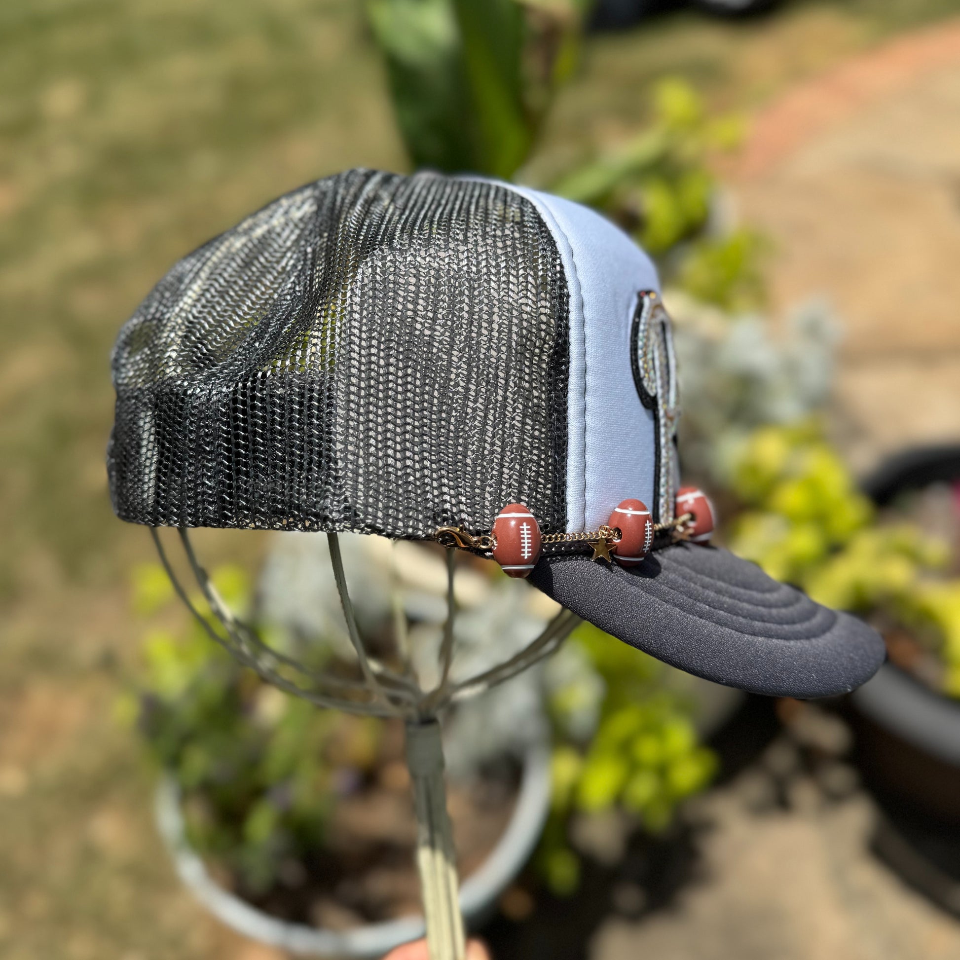 BLINGED PANTHERS FOAM CAP image 2