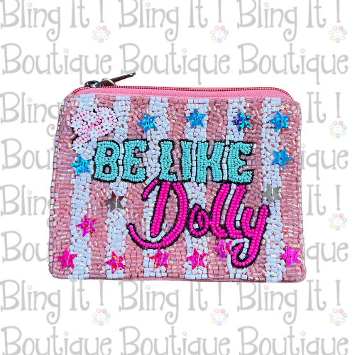 BE LIKE DOLLY BEADED COIN POUCH image 0