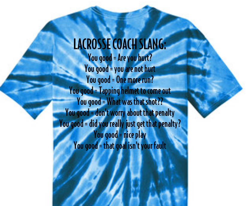 MP Lacrosse Slang Tie Dye T-Shirt image 0
