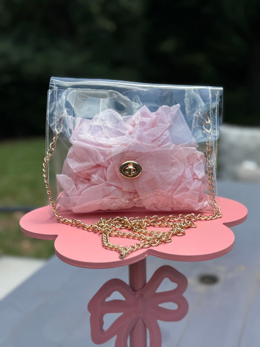 CLEAR STADIUM SHOULDER BAG image 0