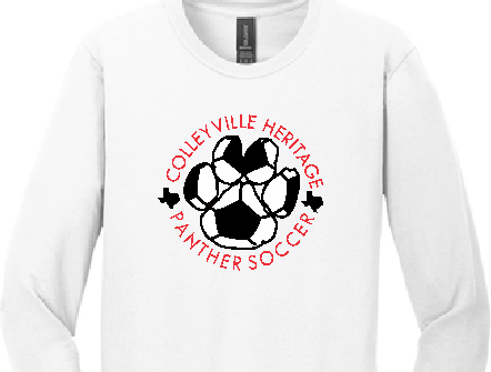 CHHS Soccer Bella Canvas Paw LS  Tee image 0