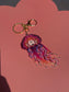 BEADED JELLYFISH KEYCHAIN image 0