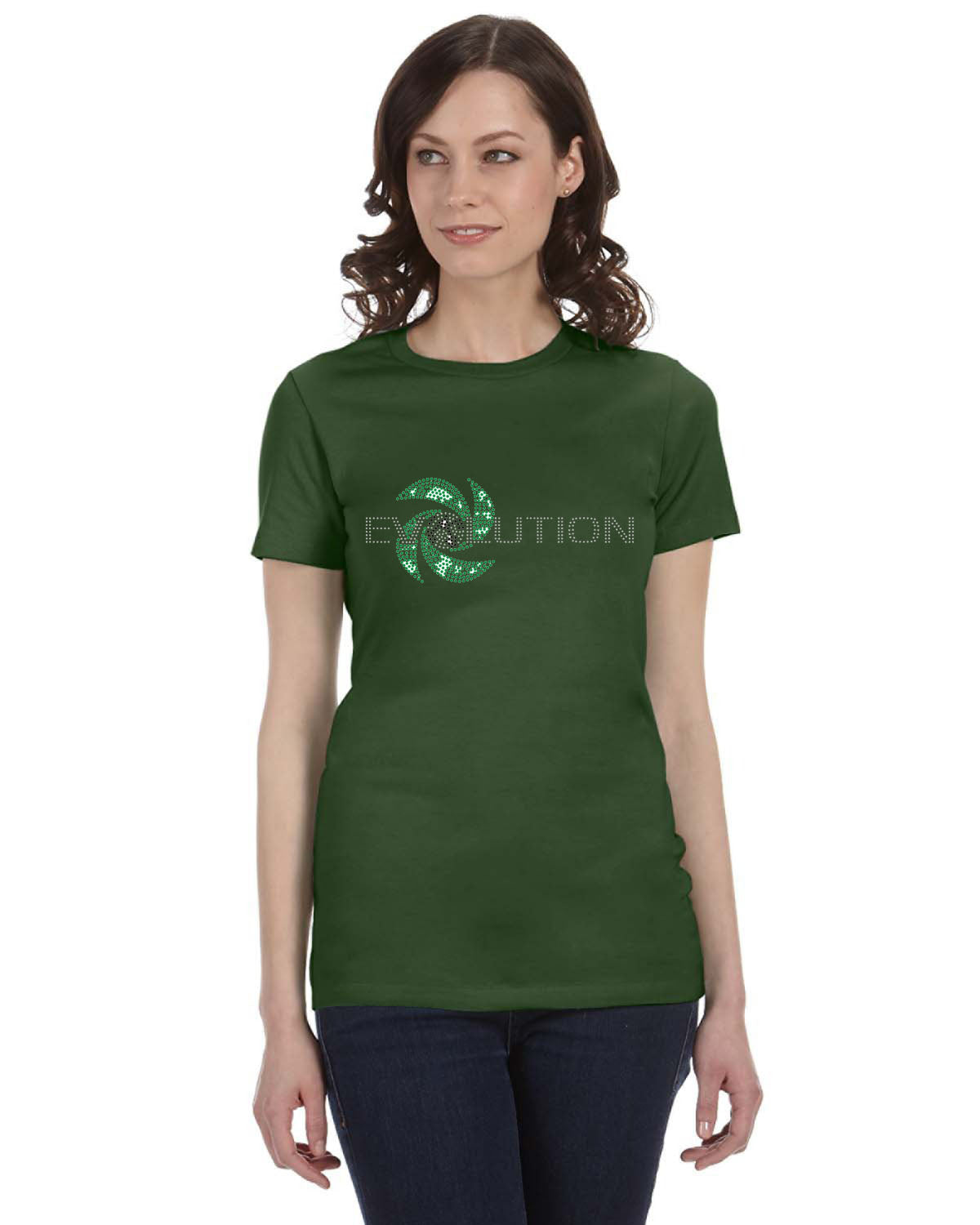 Ladies Crew BLING   (5 colors) Customize - extra image 0