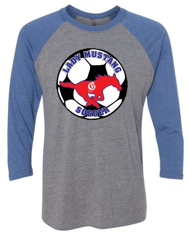 GHS Girls Soccer Raglan image 0