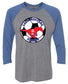 GHS Girls Soccer Raglan image 0