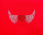 Rhinestone heart sweatshirt image 1