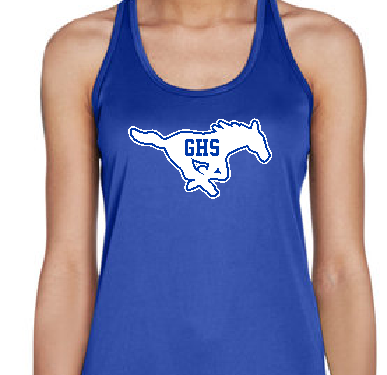 GHS Tennis Ladie's Royal Dri Fit Tank image 0