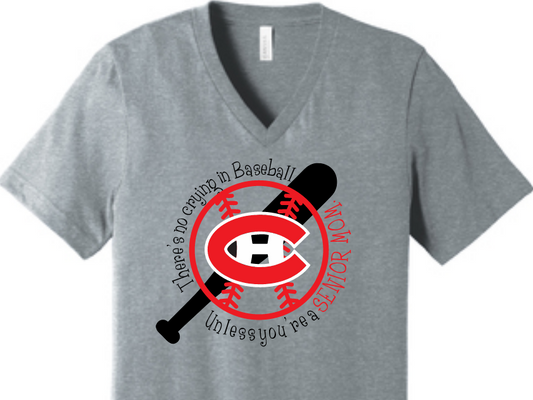 CHHS BB Senior Mom Bella V-Neck Tee image 0