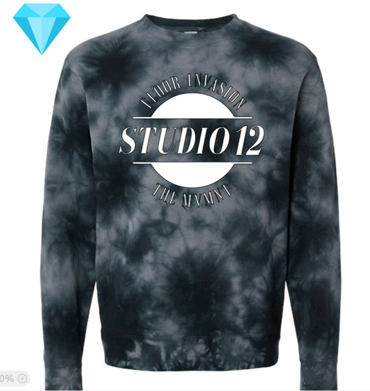 FIDC Tie-Dyed Sweatshirt (Rhinestones!) image 0