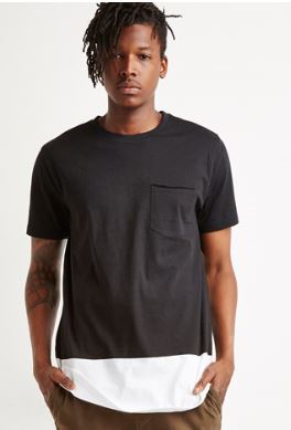 (Guys Only) Short Sleeve Color Block Tee image 0