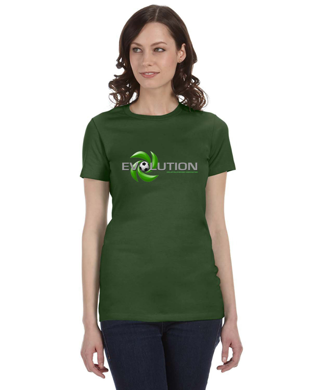 Ladies Crew (5 colors) Customize - extra charge image 1