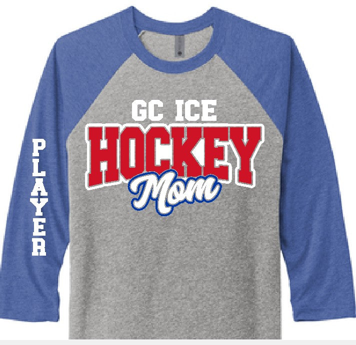 GC Hockey Mom 3/4 Sleeve Raglan image 1
