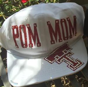 Pom Mom Cap - Swarovski Crystals image 0