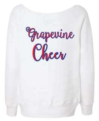 GHS Cheer Off Shoulder Sweatshirt image 0