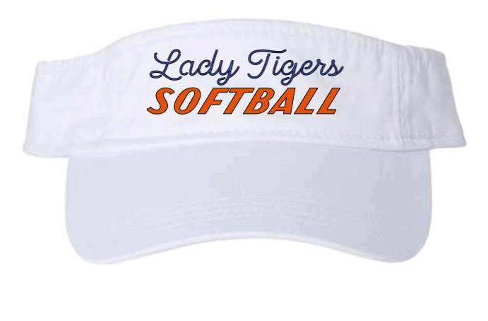Lady Tigers Softball Visor image 0