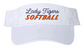 Lady Tigers Softball Visor image 0