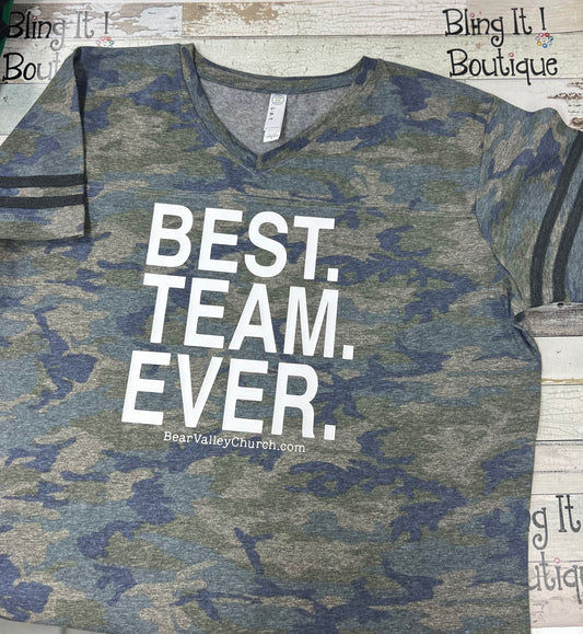 BVC Ladies V-Neck Tee image 0