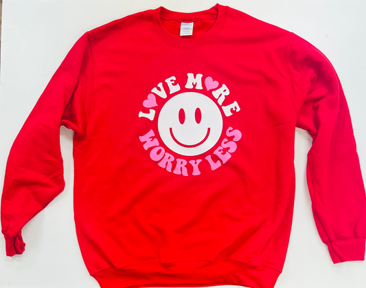 Love More Worry Less sweatshirt image 0